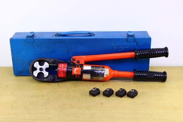 ○西田製作所 NC-150DR-H ロータリー油圧端子圧着機 手動油圧式 ○西田製作所 NC-150DR-H ロータリー油圧端子圧着機 手動油圧式