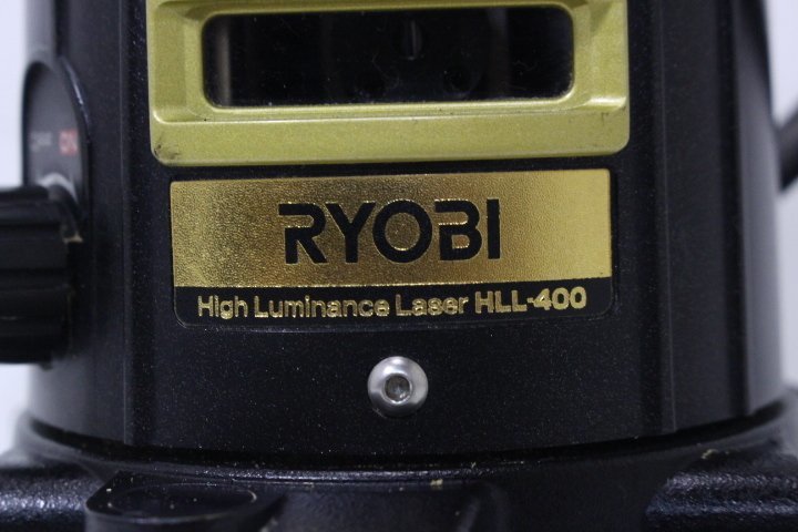 ●RYOBI リョービ HLL-400 レーザー墨出し器 屋外 屋内兼用 受光器 ケース付き【20285810】_画像3