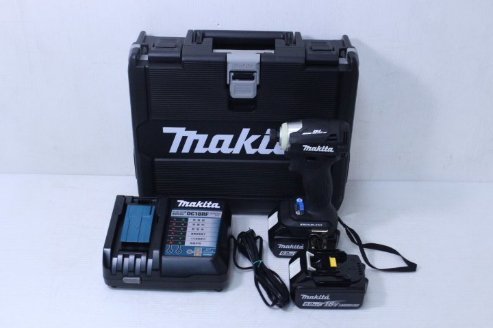 ●makita マキタ TD172D TD172DRGX 充電式 インパクトドライバ 18V 6.0Ah 予備バッテリ 充電器付き 電動工具【20289993】