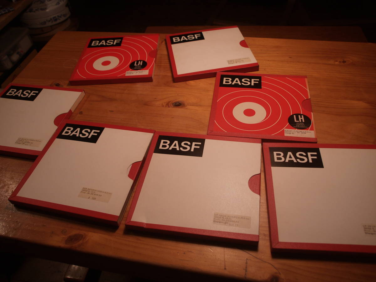 BASF? オープンリールテープ 6本と空のリール一本まとめて www