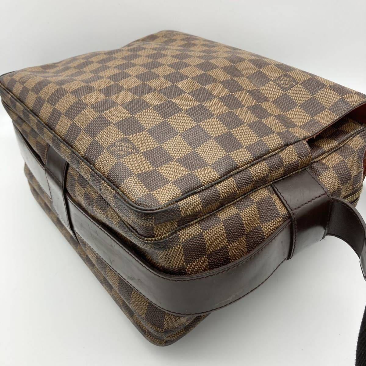 1円～ 極美品 LOUISVUITTON ルイヴィトン ナヴィグリオ ダミエ エベヌ