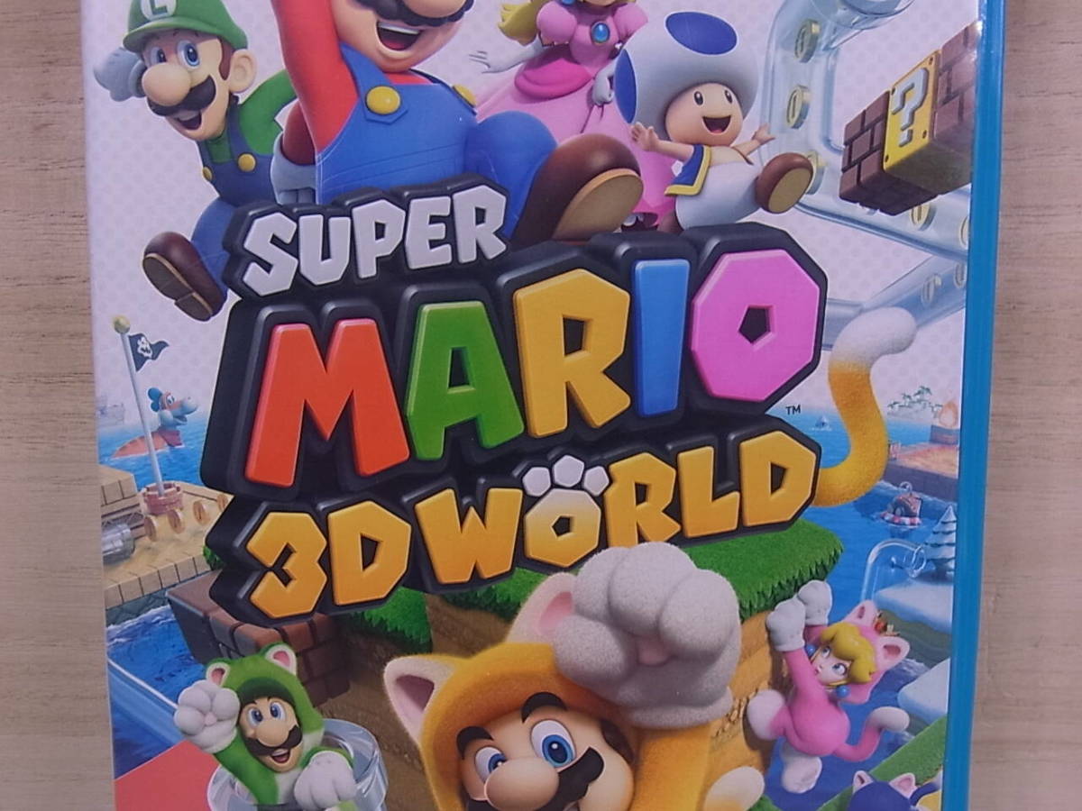 △C/026●任天堂 Nintendo☆スーパーマリオ3Dワールド☆SUPER MAIO 3D WORLD☆WiiU用ソフト☆中古品_画像2