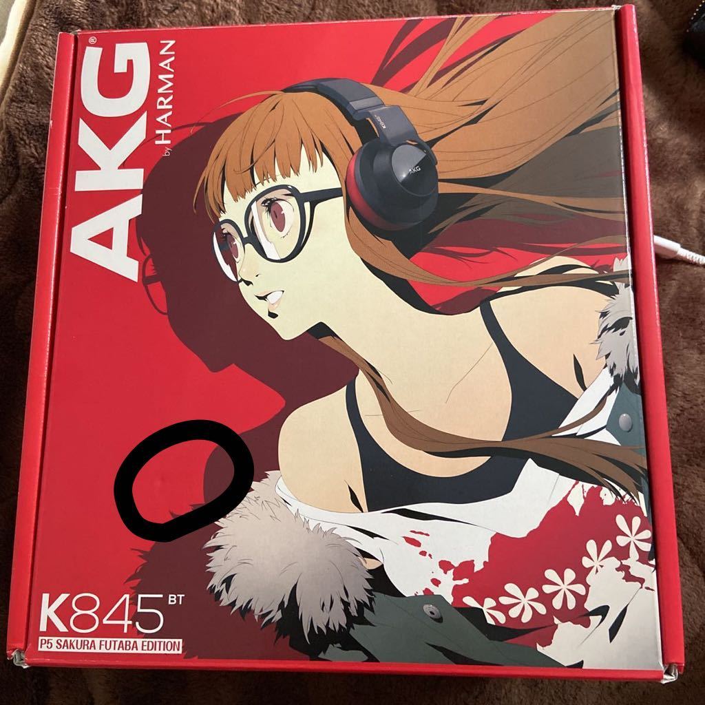 AKG ワイヤレスヘッドホン K845 ペルソナ5コラボ 佐倉双葉 アウトレット割引 ワイヤレスヘッドホン 佐倉双葉 ペルソナ5 AKG P5 K845BT ヘッドフォン