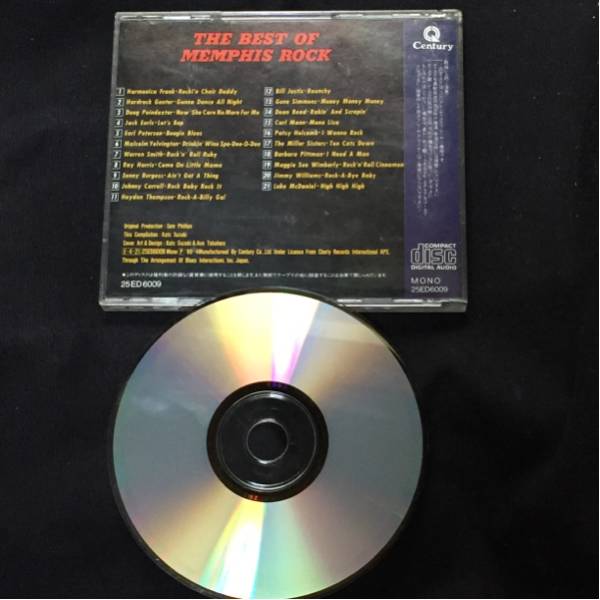 50'sサンレコードロカビリーコンピ/THE BEST OF MEMPHIS ROCK_画像3