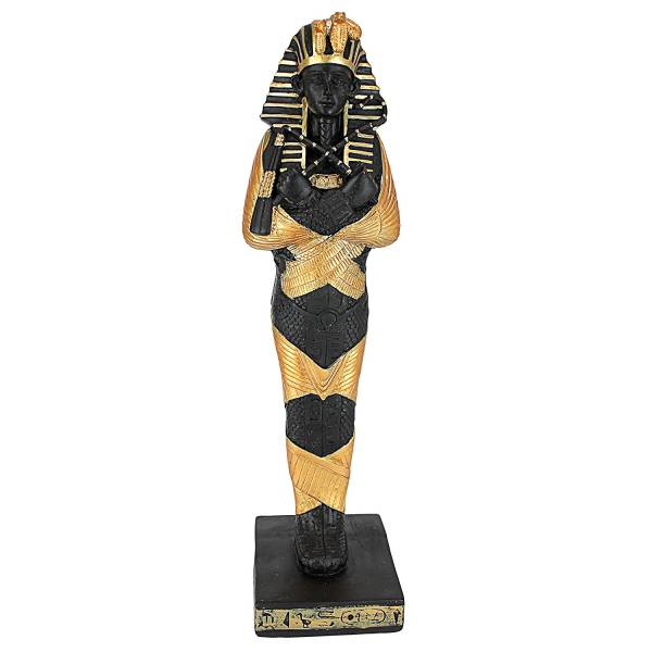 古代エジプトのファラオ 彫刻置物インテリアオブジェエジプト雑貨棺棺桶ツタンカーメン発掘品風飾り装飾宝物装飾エスニック雑貨小物
