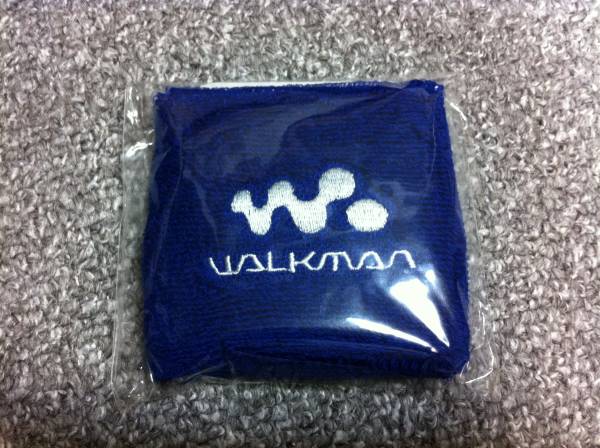 * new goods ultra rare not for sale 2005 year about obtaining wristband SONY( Sony )Walkman( Walkman ) blue blue 