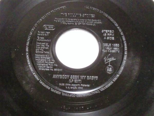 EP　ROLLING STONES/ANYBODY SEEN MY BABY/VSLH 1653/UK_画像2