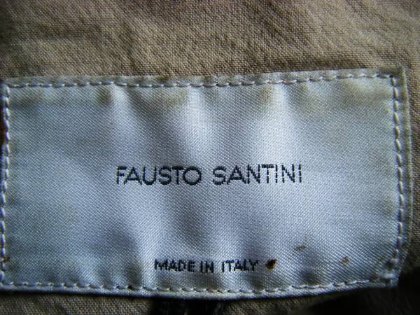 ☆FAUSTO SANTINI ファウストサンティーニ　レザートートバッグ　イタリア製　黒_画像2