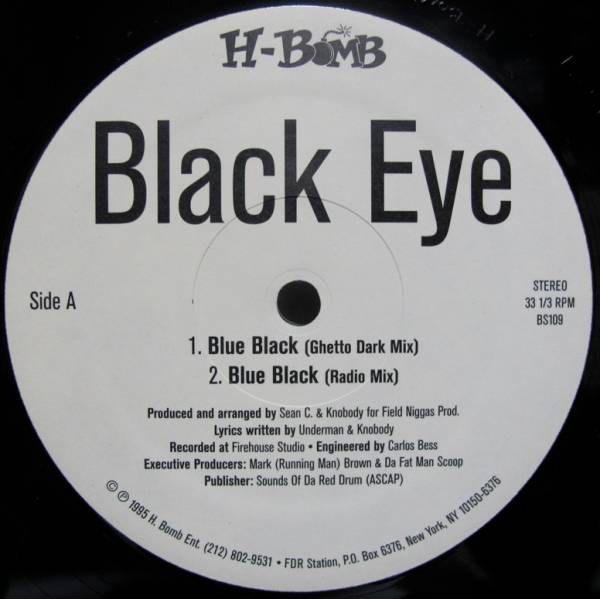 BLACK EYE - BLUE BLACK 12インチ　(90s RAP)_画像1