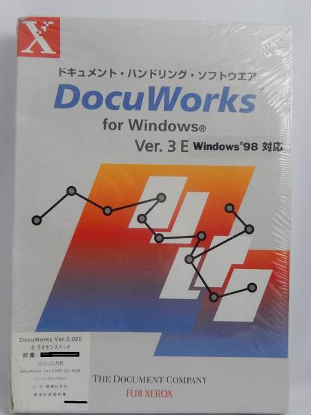 New#15○新品 DocuWorks 3.02E 5ライセンスパック ドキュワークス ドキュメント 電子化 文書 管理_画像1