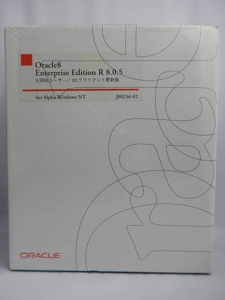 New#30○新品 Oracle8 Enterprise Edition R8.0.5 for Alpha Windows NT 更新版_画像1