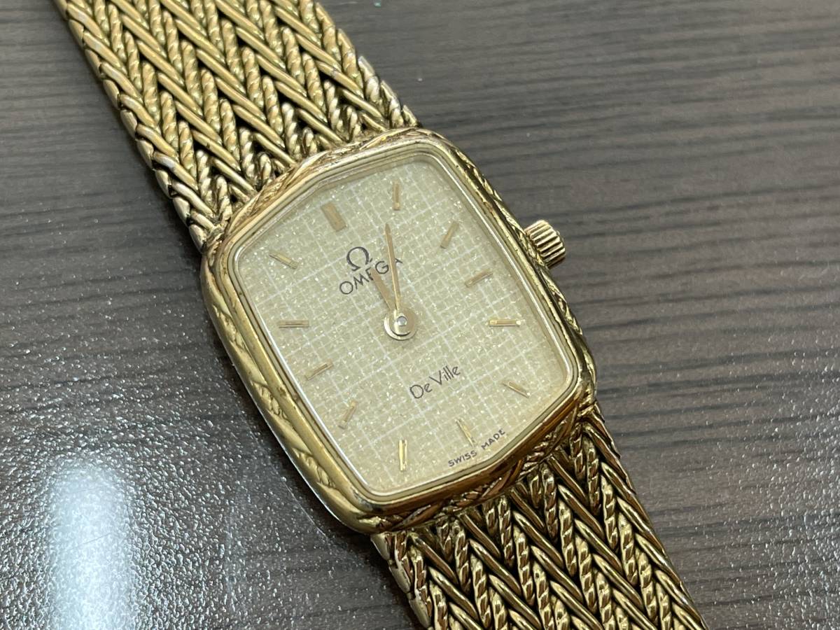 1円～【稼働品】 OMEGA オメガ DEVILLE デビル QUARTZ クオーツ