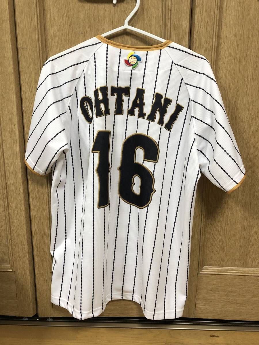 新品】侍ジャパン WBC 2023 大谷翔平 ユニフォーム ビジタープリント-