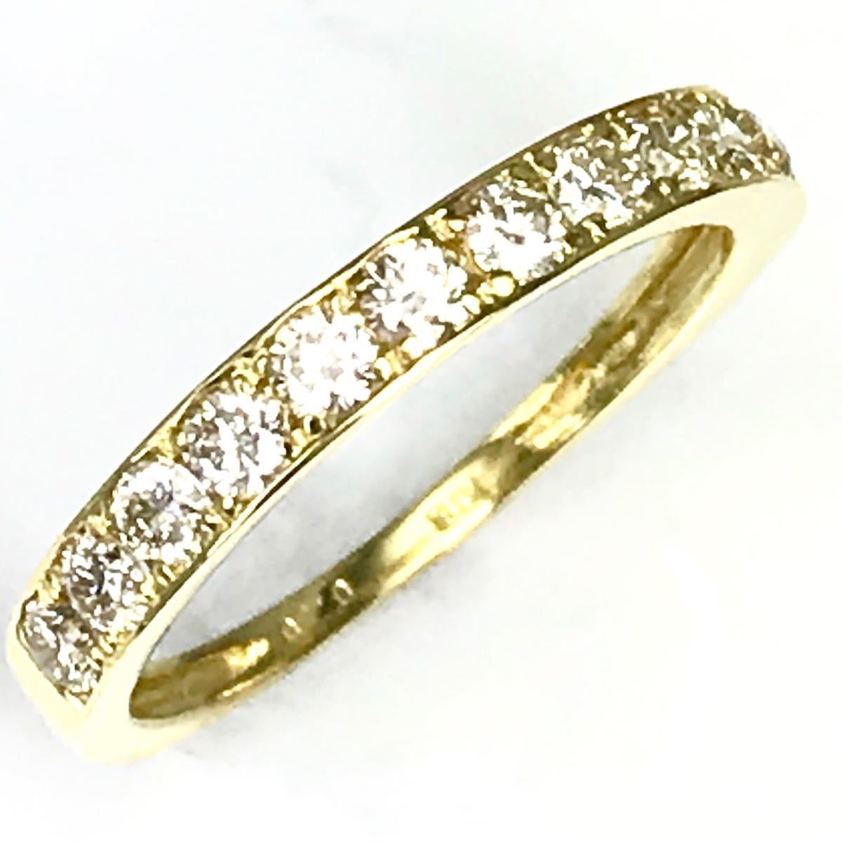 天然ダイヤモンド 0.30ct K18 ピンキーリング 腕時計、アクセサリー レディースアクセサリー
