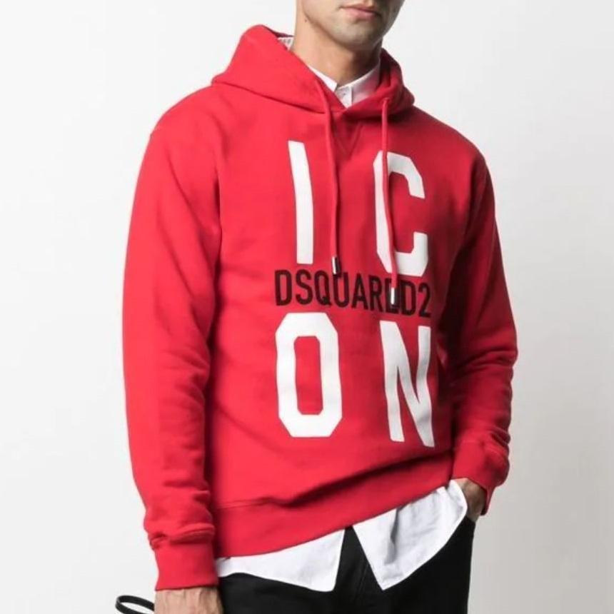 男の子向けプレゼント集結 新品未使用!送料込み☆DSQUARED2☆アイコン 【送料無料(一部地域を除く)】 DSQUARED2 Icon Taped Hoodie/パーカー/ブラック パーカー