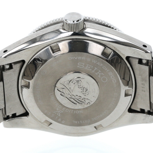 セイコー SEIKO プロスペックス ダイバー 6R35-01R0 自動巻式 シルバー 文字盤 3針式 メンズ 腕時計 箱【xx】【中古】_画像6