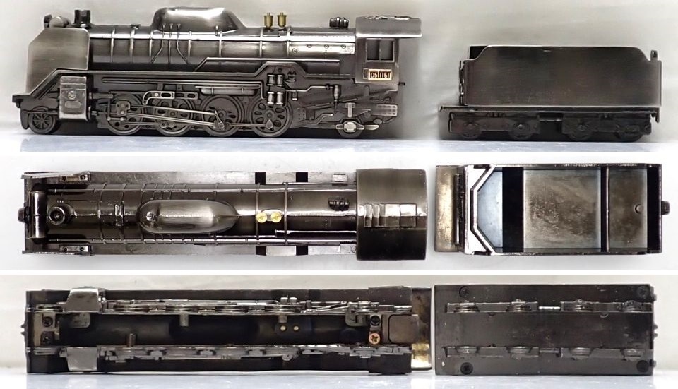 D51型蒸気機関車 1/60模型 D511161/ケース付き/金属モデル/鉄道模型 
