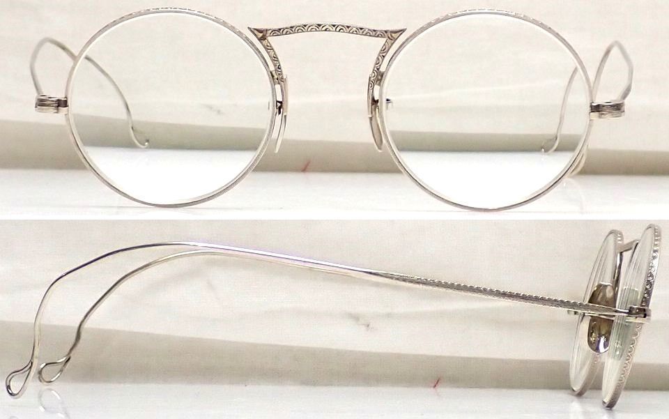 オシャレ 訳あり American Optical 150周年記念 純銀製 眼鏡 フレーム