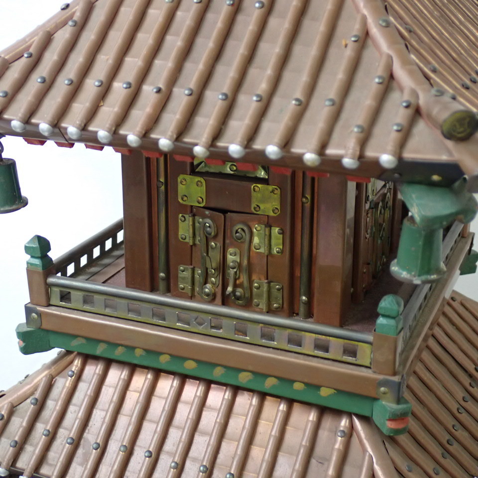 仏教美術 古銅 仏塔 置物 高さ約29cm M R6245 Yahoo!オークション - 仏教美術 五重塔 置物 高さ約104cm/銅製