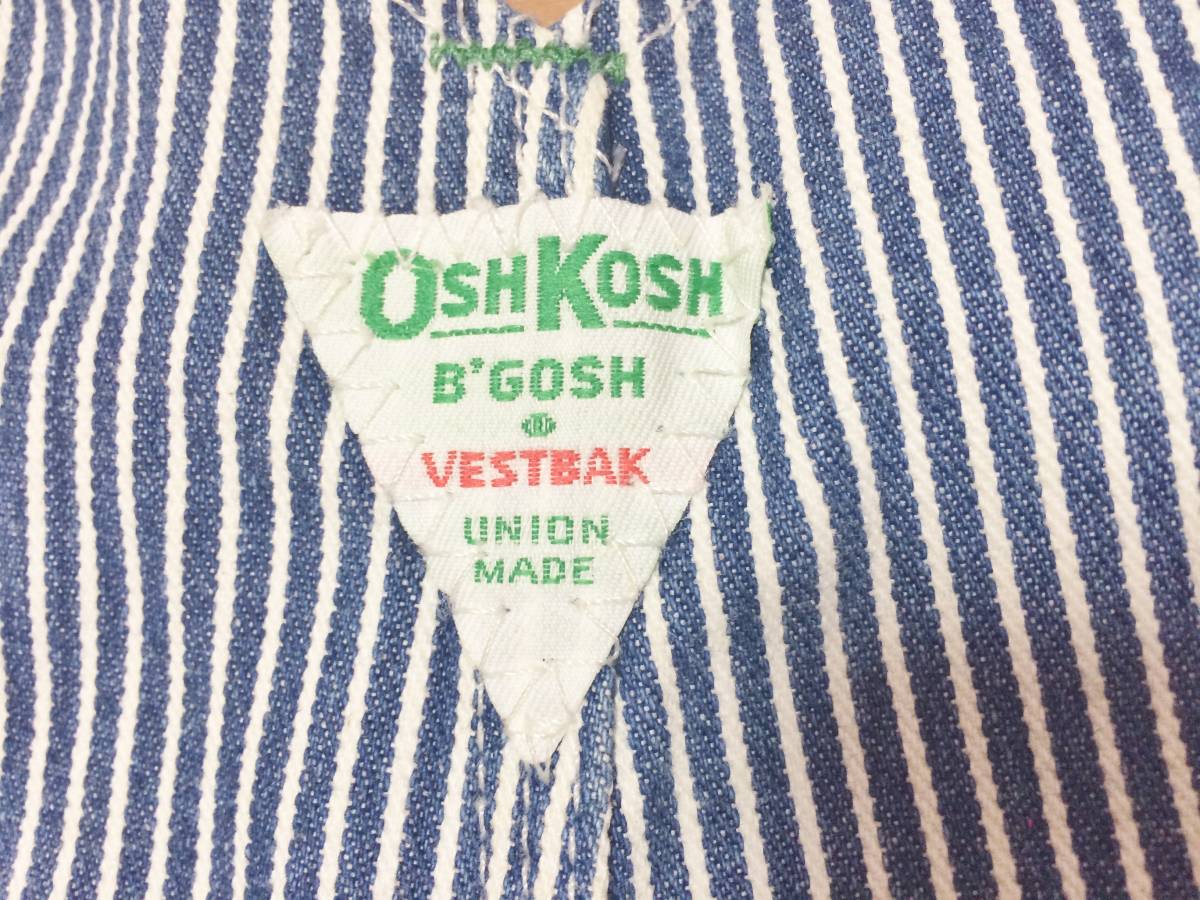 正規代理店 70's OshKoshB'gosh/オシュコシュ ビンテージ品 USA製