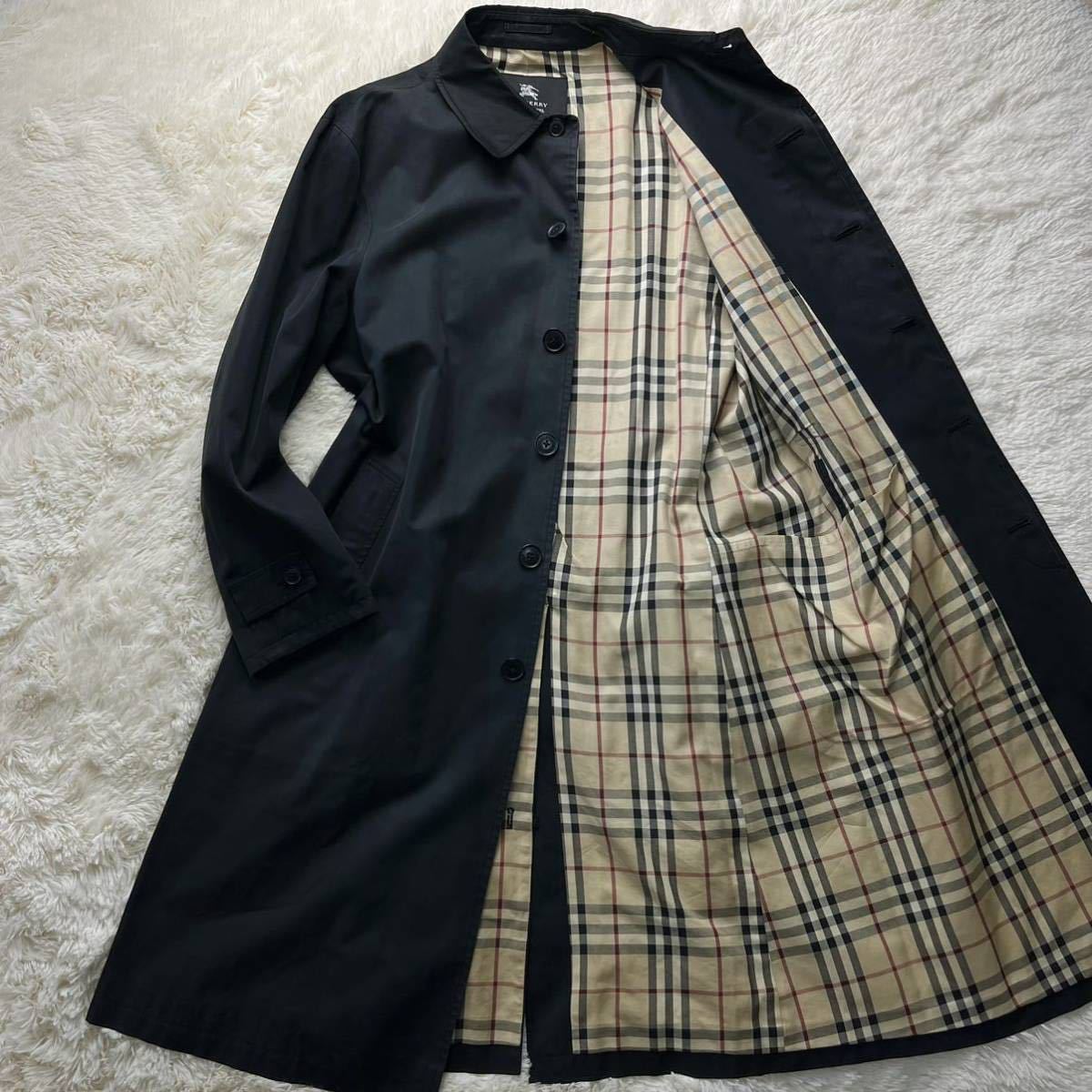 No.1171 Burberry バーバリー アウター ステンカラーコート 黒-