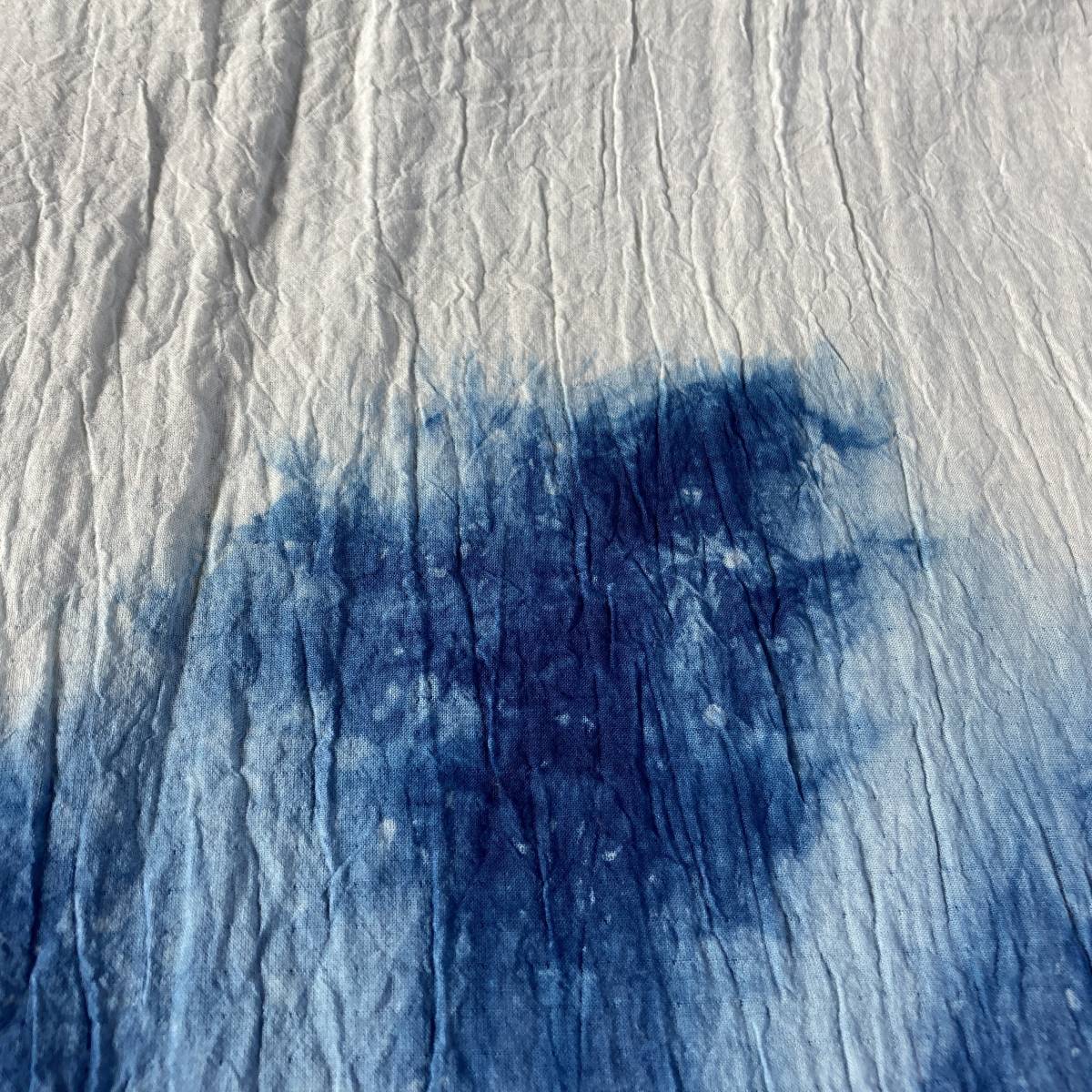 ●はちはち　藍染、1.5ｍ、2重織、木綿100％、生地、国産110ｃｍ巾_画像4