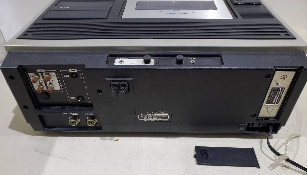 national マックロード88 NV-8800 VHS ビデオデッキ