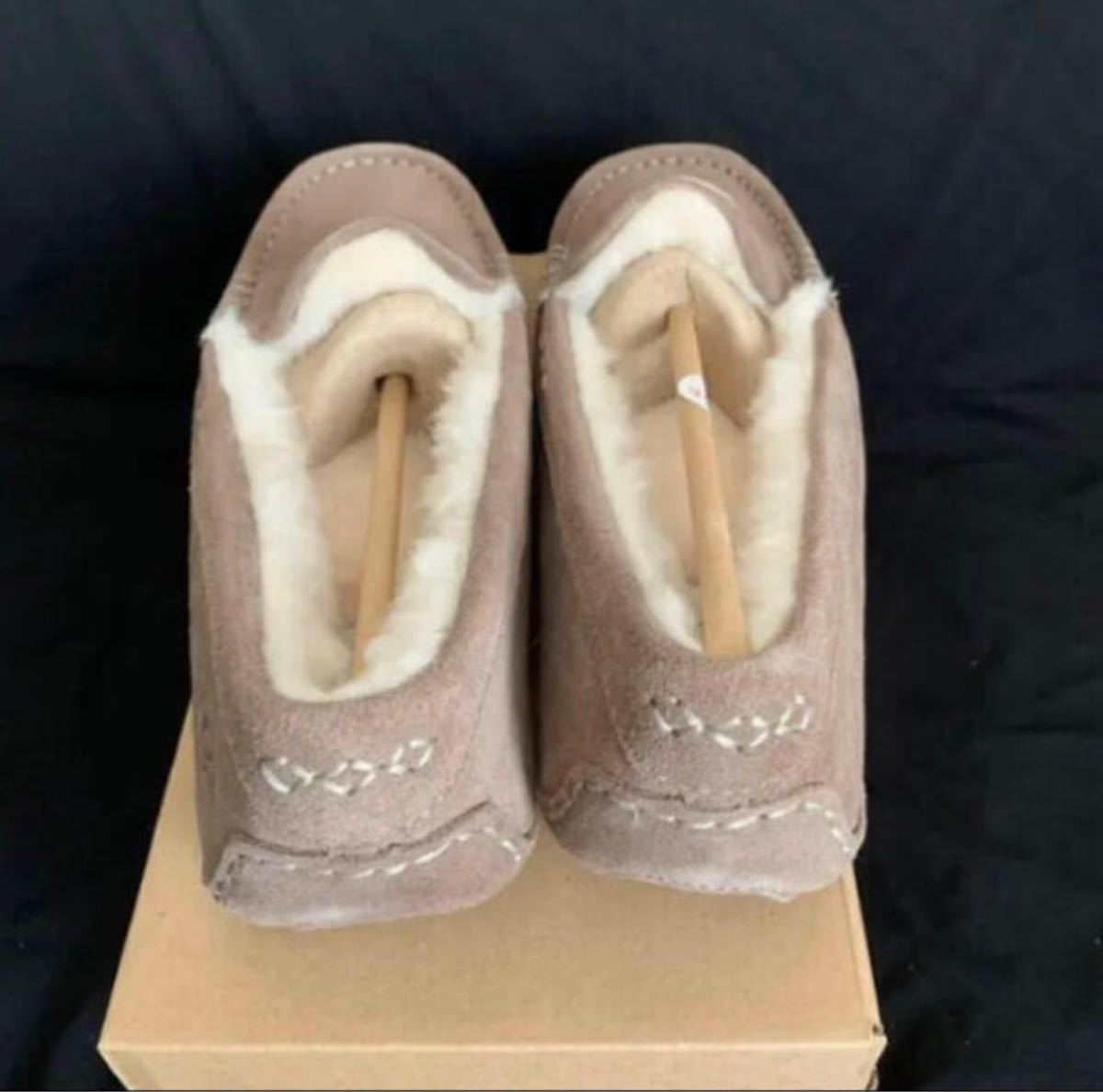 UGG アンスレー Ansley ムートン モカシン スレート US7 24 www.lram