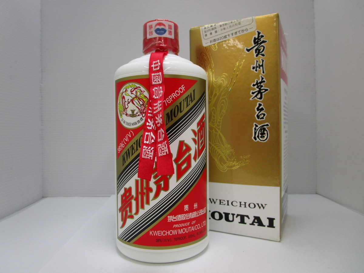 貴州茅台酒 マオタイ酒 天女 2002 陶器 500ml(968g) 38% KWEICHOW