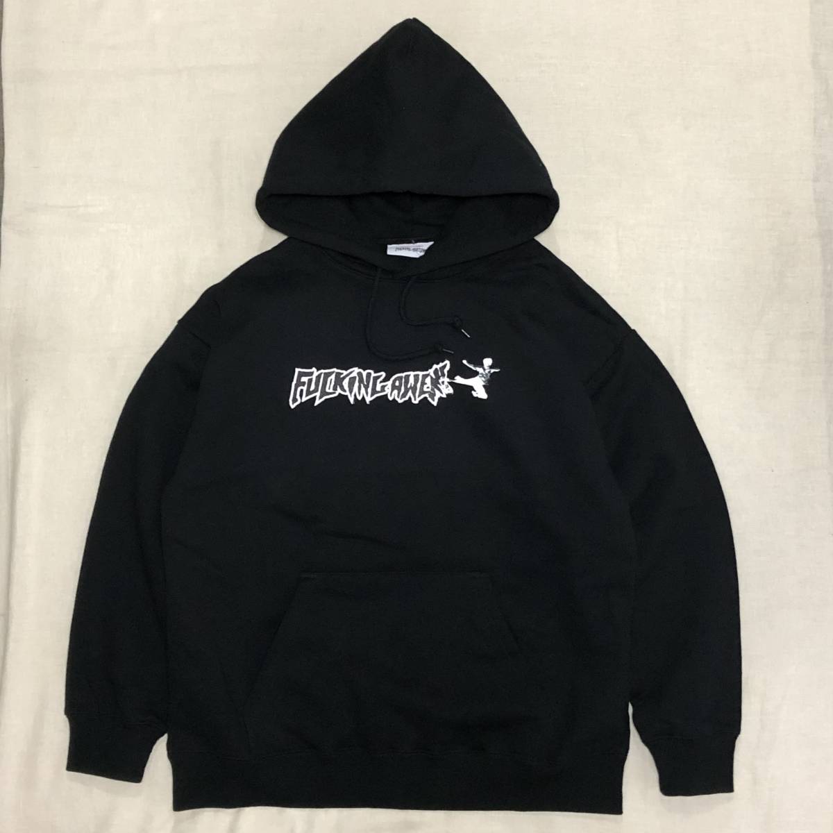 新品未使用 FUCKING AWESOME KARATE HOODIE BLACK XLファッキングオーサム カラテ フーディー ブラック LA発！