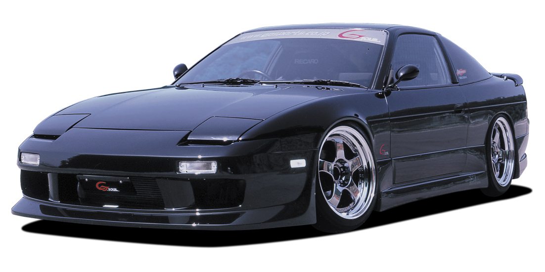 GP SPORTS G-FOUR 180SX RPS13 フロントバンパースポイラー ビルドインタイプ_画像1