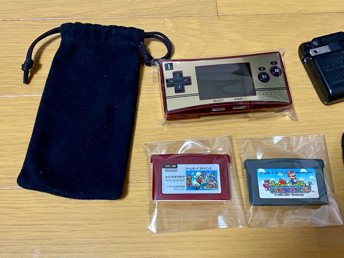 超美品！ゲームボーイミクロ 任天堂 GAME BOY micro Nintendo スーパーマリオブラザーズ 充電器セット