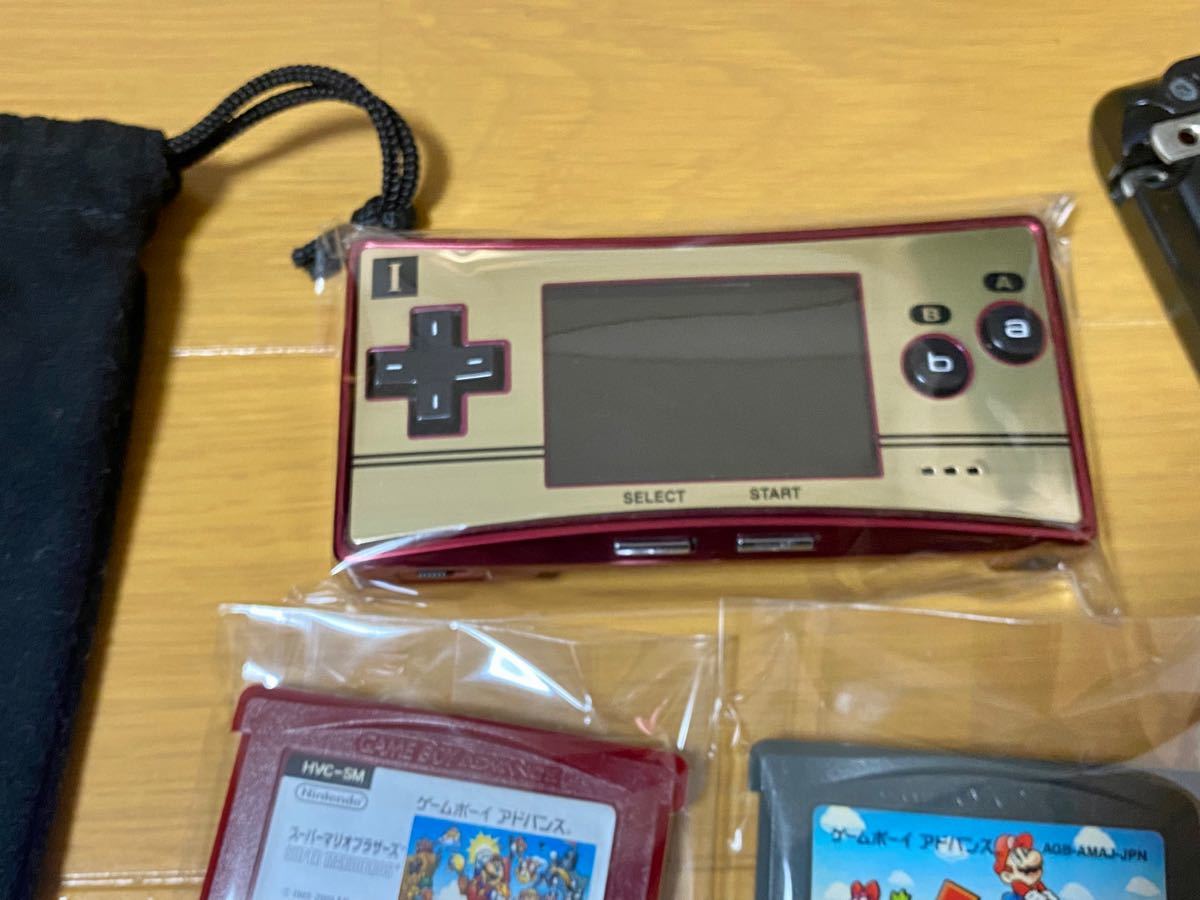 超美品！ゲームボーイミクロ 任天堂 GAME BOY micro Nintendo スーパーマリオブラザーズ 充電器セット