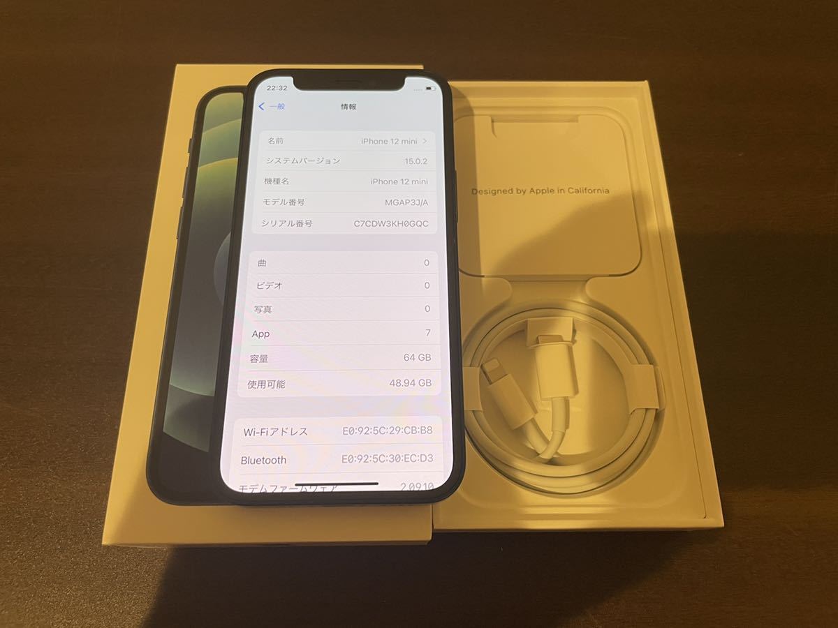 新品 未使用 iPhone 12 mini 64GB ブルー 一括購入 残債なし SIMフリー
