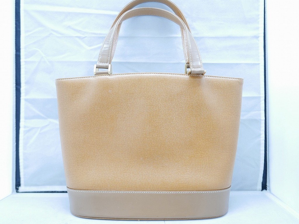 バーバリー BURBERRY バーバリー ヴィンテージハンドバッグ ベージュ