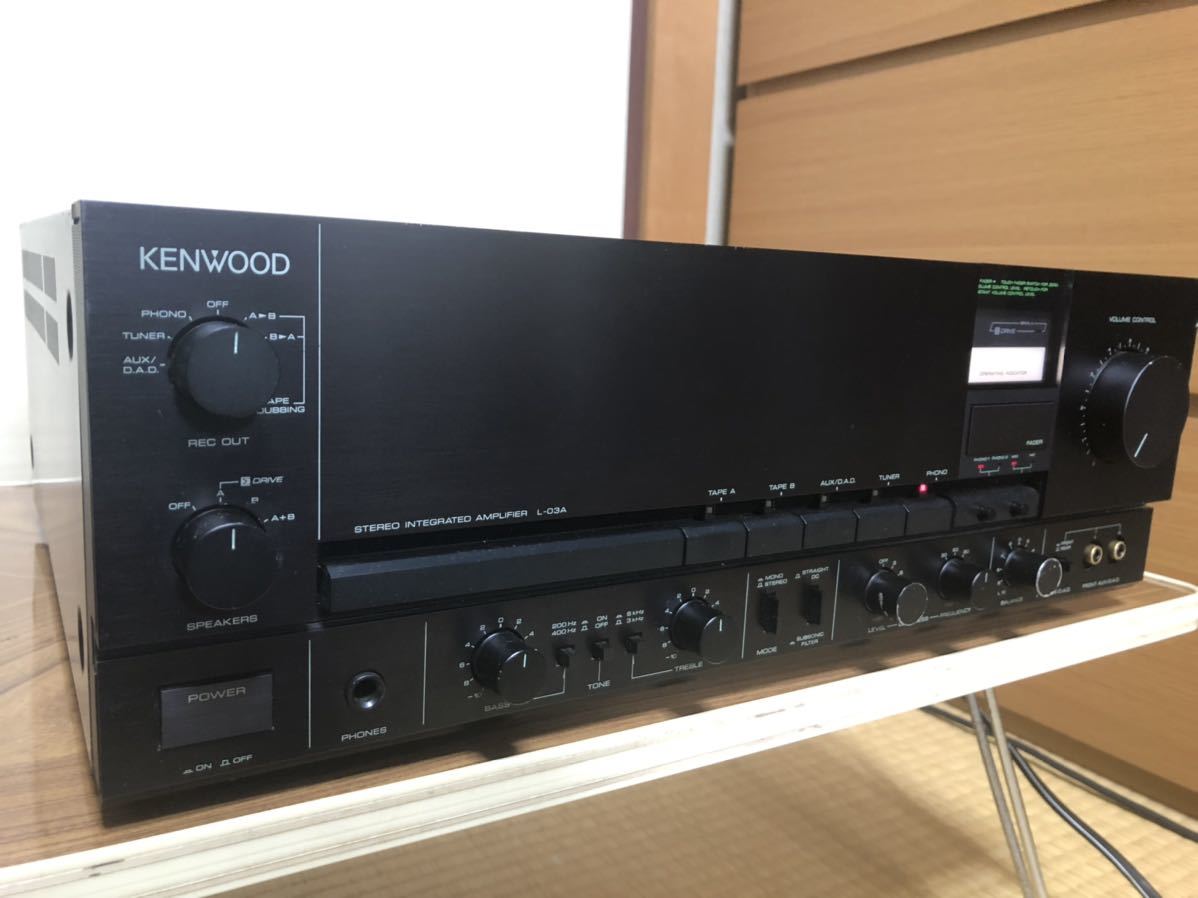 Yahoo!オークション - KENWOOD プリメインアンプ L-03A Yahoo!オークション - KENWOOD プリメインアンプ L-03A