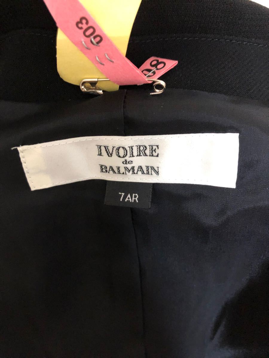 IVOIRE de BALMAN】イギンブラックフォーマル 喪服礼服 7AR ブラック