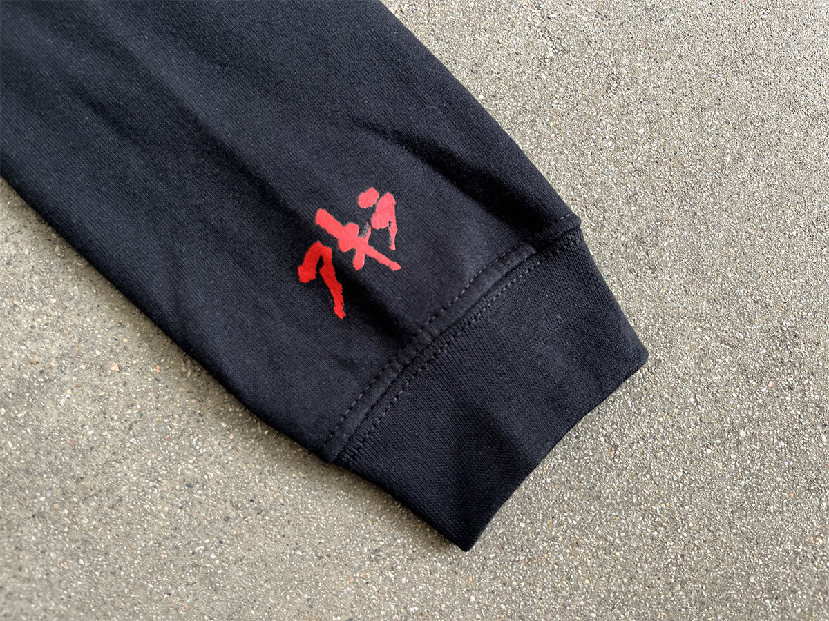 セール！未使用新品 L kaneda hooded sweatshirt 黒 ジェルミクライン industries 金田パーカー AKIRAアキラフーディ Hook-Ups