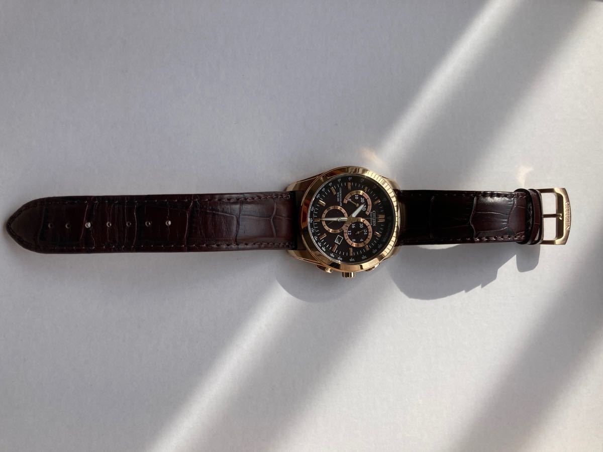 CITIZEN シチズン AT1183-07E メンズ エコドライブ 腕時計 Chronograph Watch 正規品 42mm