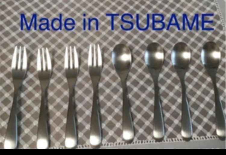 made in tsubame  ツバメ8本セット フォーク小&スプーン小