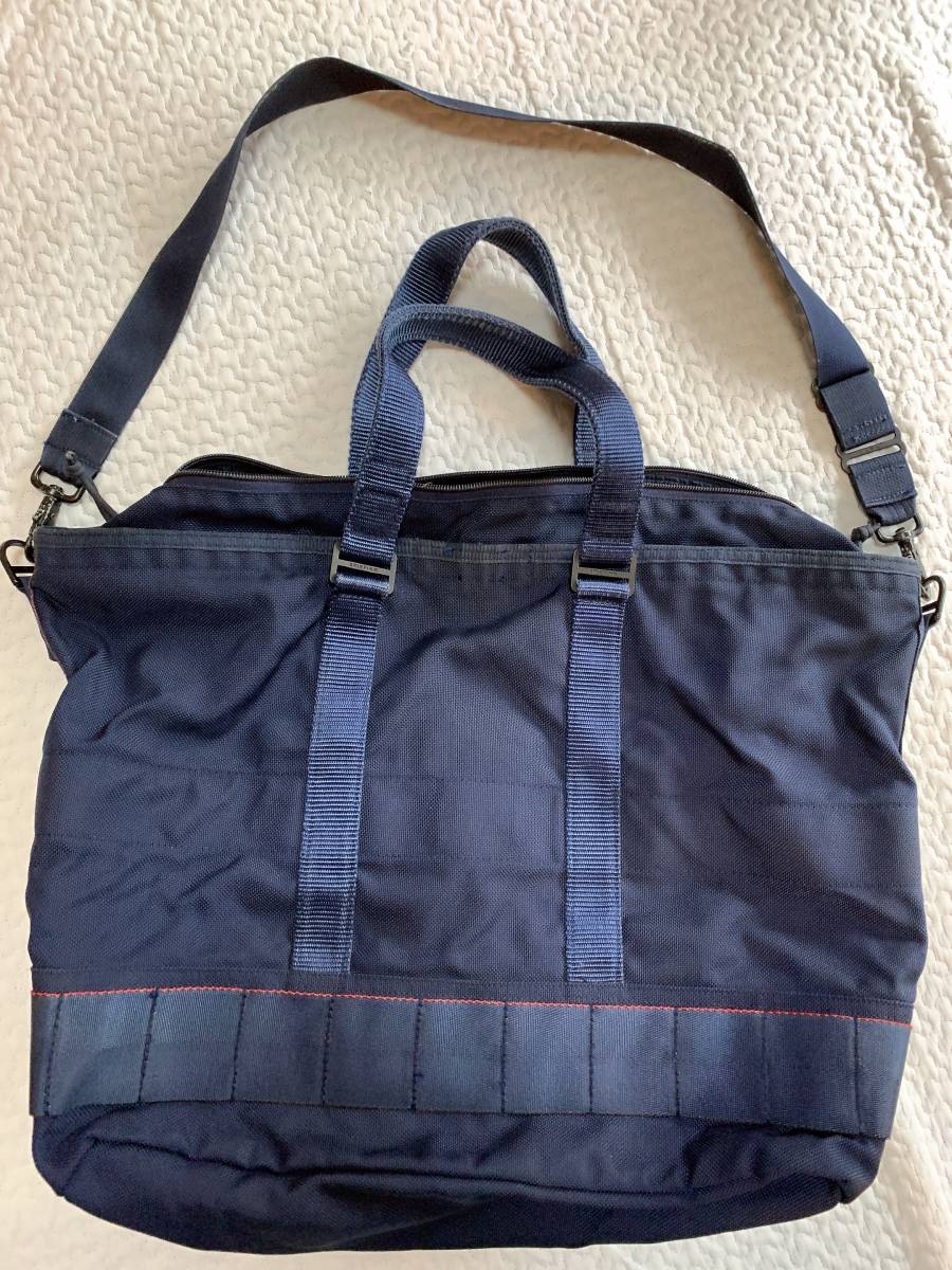 ☆BRIEFING × BEAMS PLUS / 別注 MIL TRAINING TOTE NAVY　ブリーフィング　ビームスプラス☆_画像1