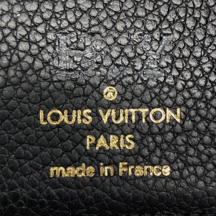 【極美品!!】LOUIS VUITTON ルイヴィトン ポルトフォイユゾエ モノグラム アンプラント 三つ折り財布 ブラック 秋 ハロウィン  プレゼント■