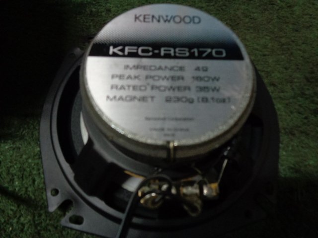 KENWOOD ケンウッド コアキシャルタイプ スピーカー 17cm KFC-RS170 B02329-GYA_画像3