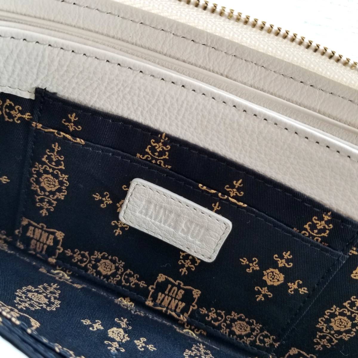 タイガー マイティティ 新品 ANNA SUI アナスイ 本革 L字 タイガー マイティティ 新品 ANNA SUI アナスイ 本革 L字