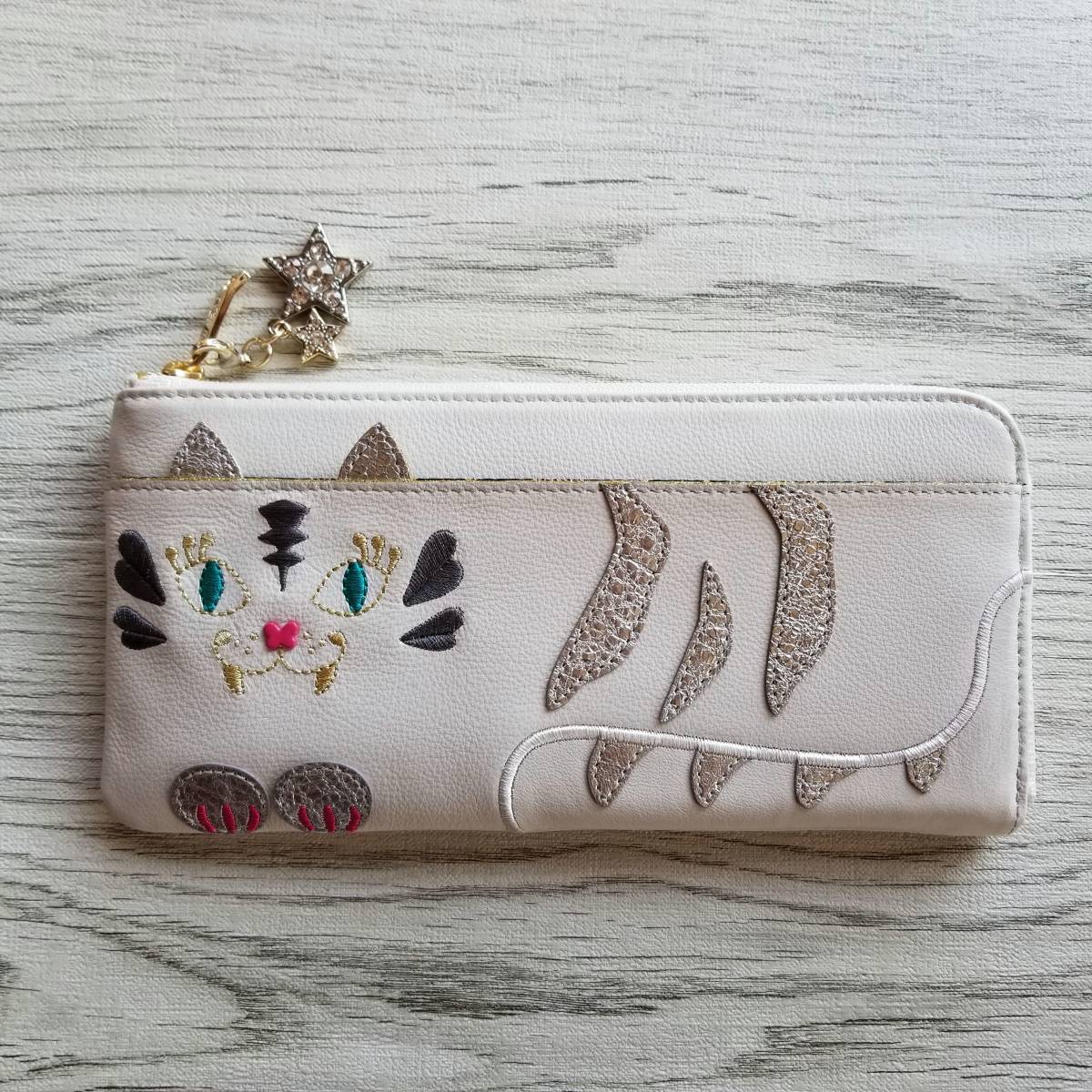 タイガー マイティティ 新品 ANNA SUI アナスイ 本革 L字 タイガー マイティティ 新品 ANNA SUI アナスイ 本革 L字