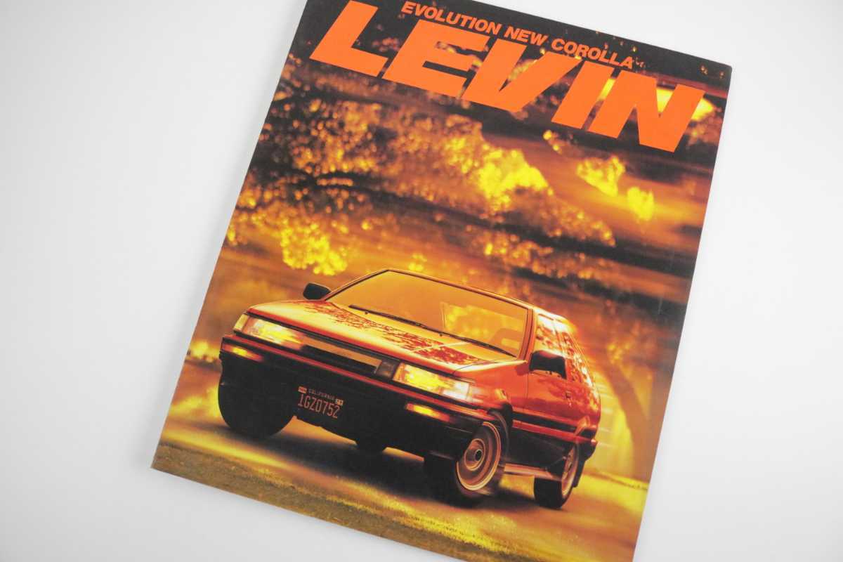 TOYOTA CAROLLA LEVIN/トヨタ カローラ レビン AE85/AE86 後期カタログ