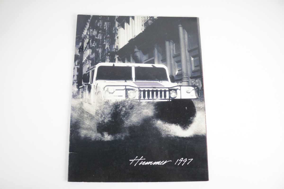 HUMMER Hummer H1 English abroad record catalog pamphlet / staff supplies Hummer goods catalog 4 pcs. 97 year / out of print car old car pamphlet handle vi -