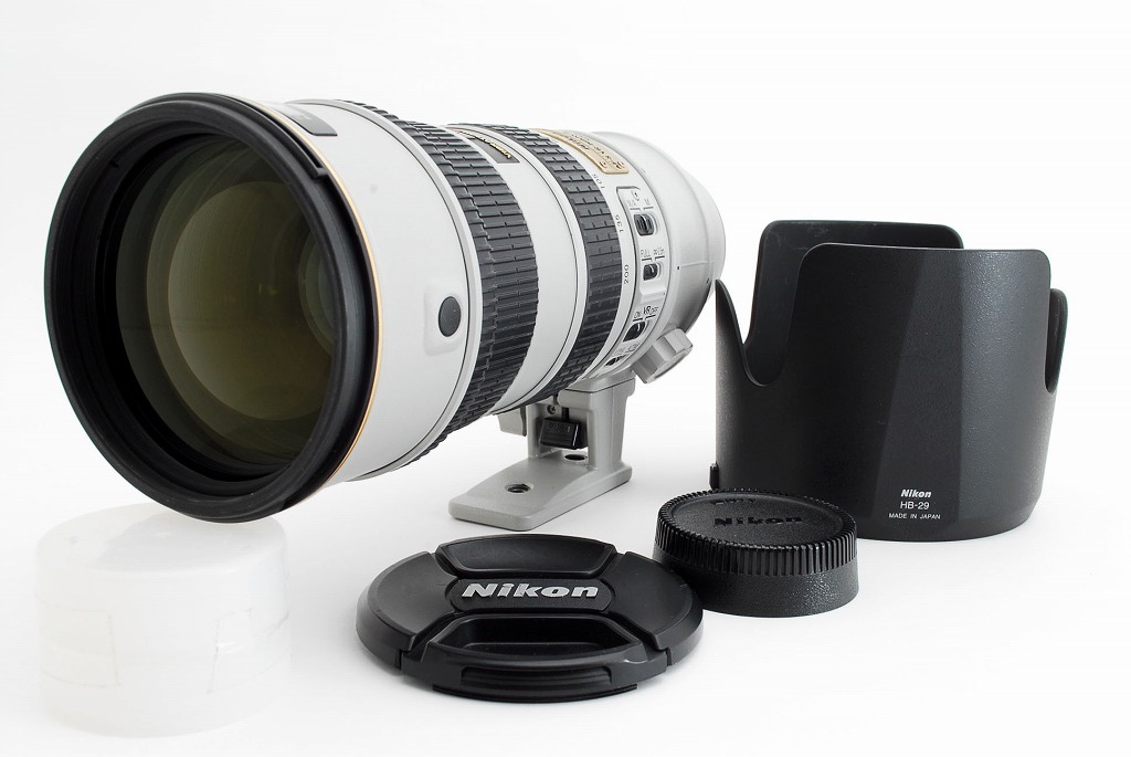 2140 希少!良品! Nikon AF-S 70-200mm F2.8 VR ライトグレー ニコン 大