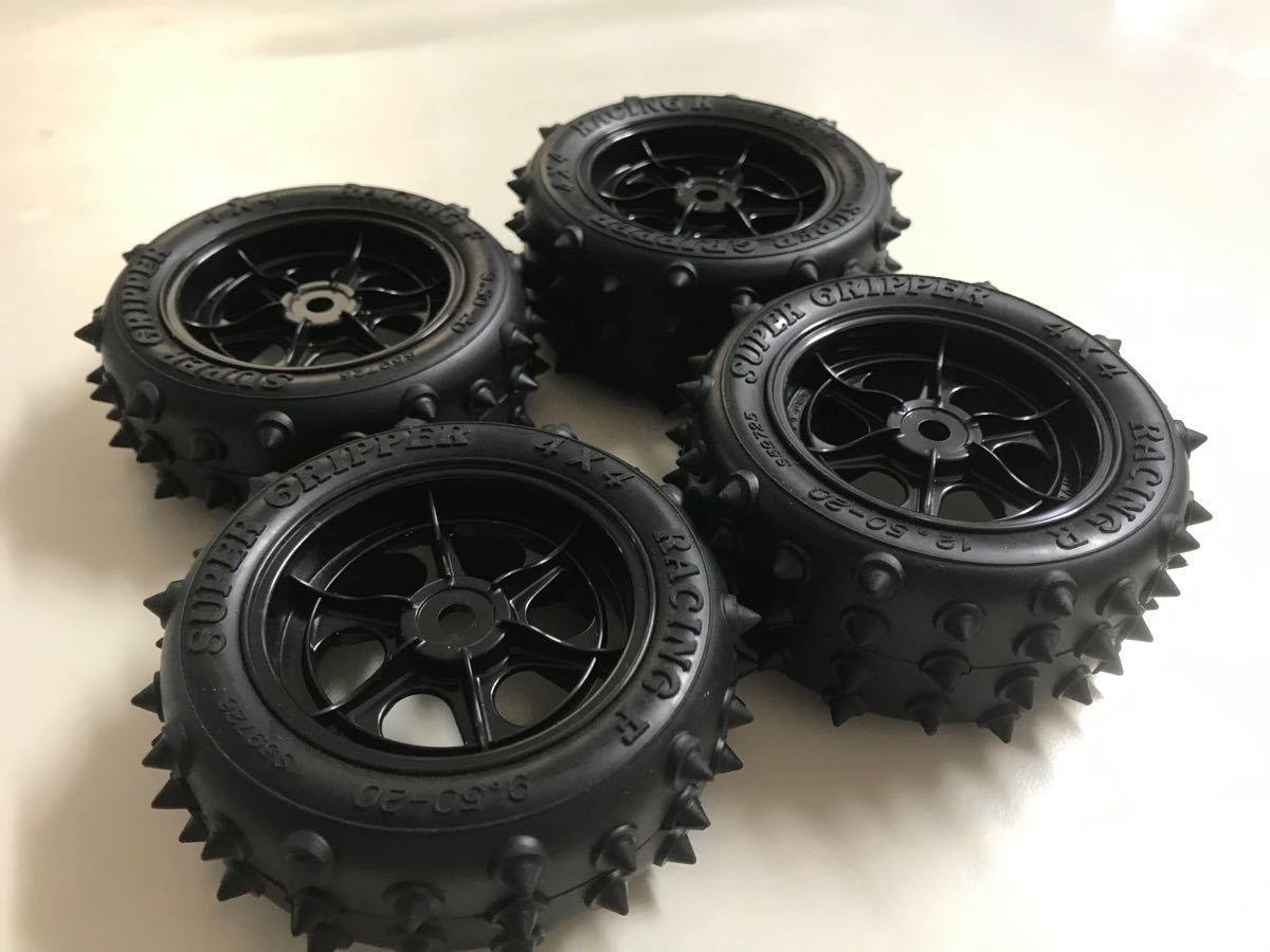 新品 】タミヤ イグレスホイール & ピンスパイクタイヤ 4本 新品 】タミヤ イグレスホイール & ピンスパイクタイヤ 4本