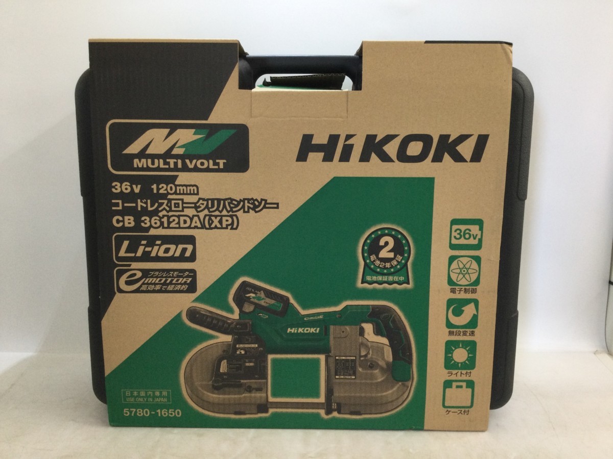 人気商品ランキング CB3612DA(XP)/ITTPJR1IEELY 丸パイプφ120mm 超可爱の CB3612DA(XP) コードレスロータリバンドソー ハイコーキ HIKOKI 工具/メンテナンス